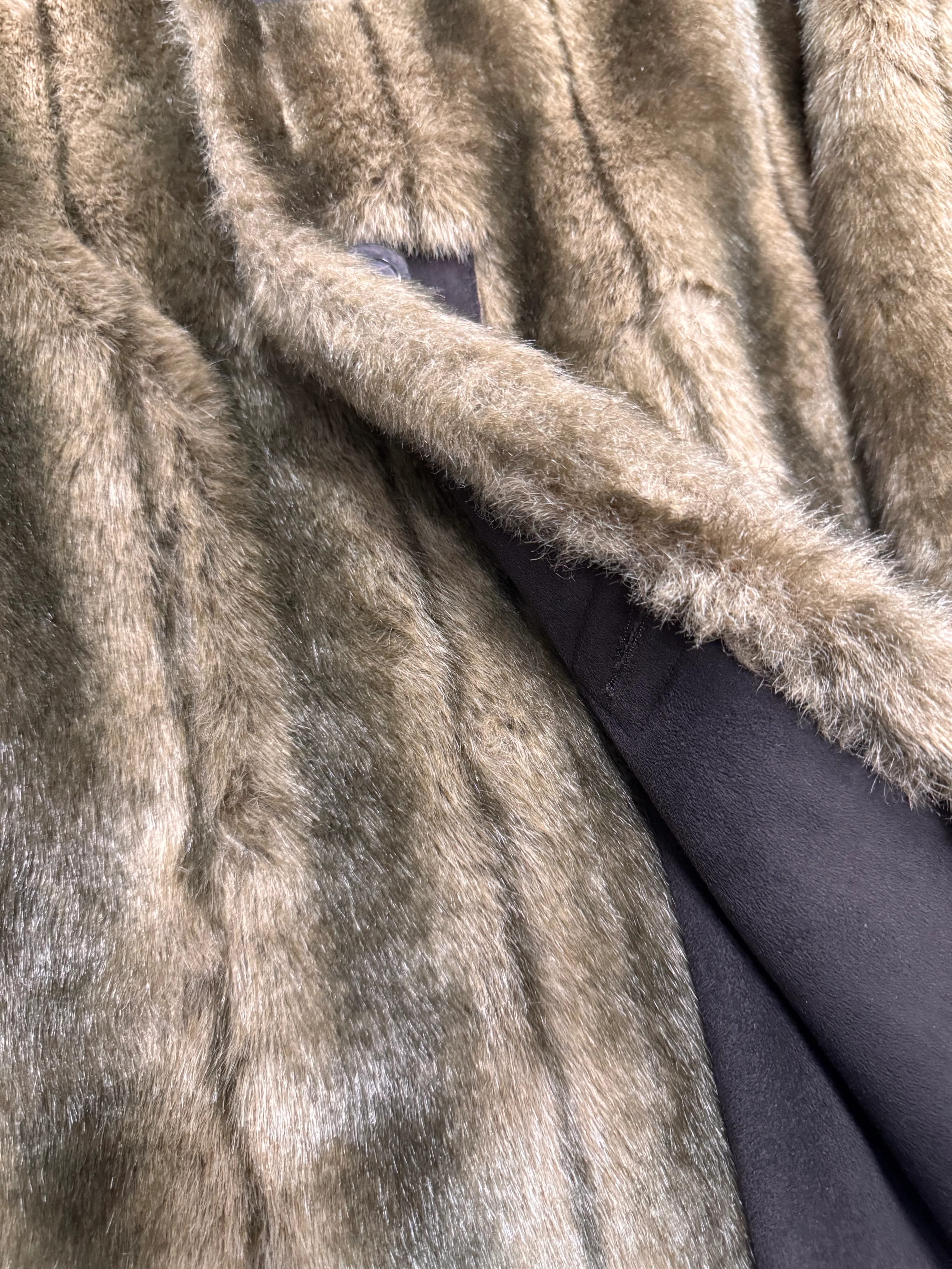 1990s Balmain Faux Fur Reversible Jacket - Image 7