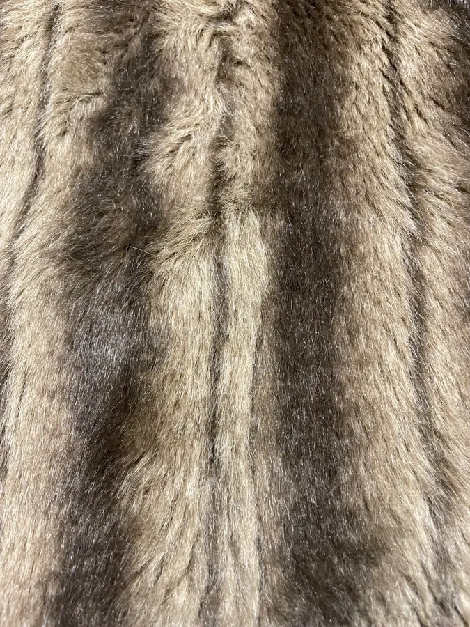 1990s Balmain Faux Fur Reversible Jacket - Image 10