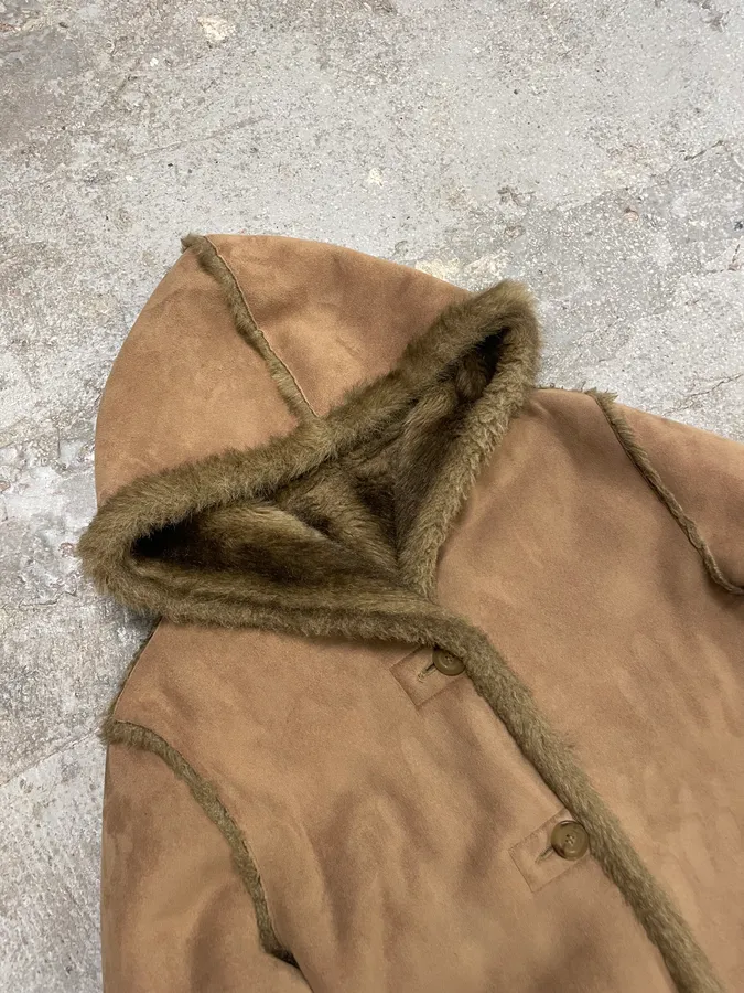 1990s Balmain Faux Fur Reversible Jacket - Image 7