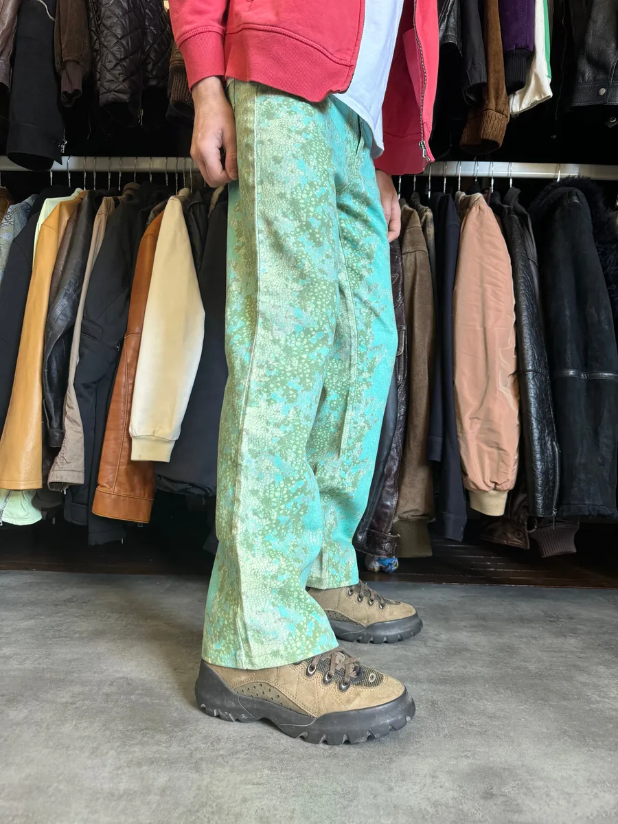 2000s Cavalli Aqua Nenuphare Pants - Image 5