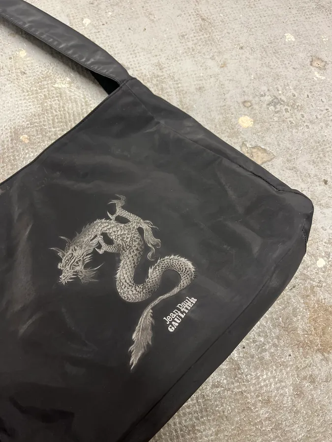 2000s Jean Paul Gaultier Dragon Shoulder Bag - Image 4