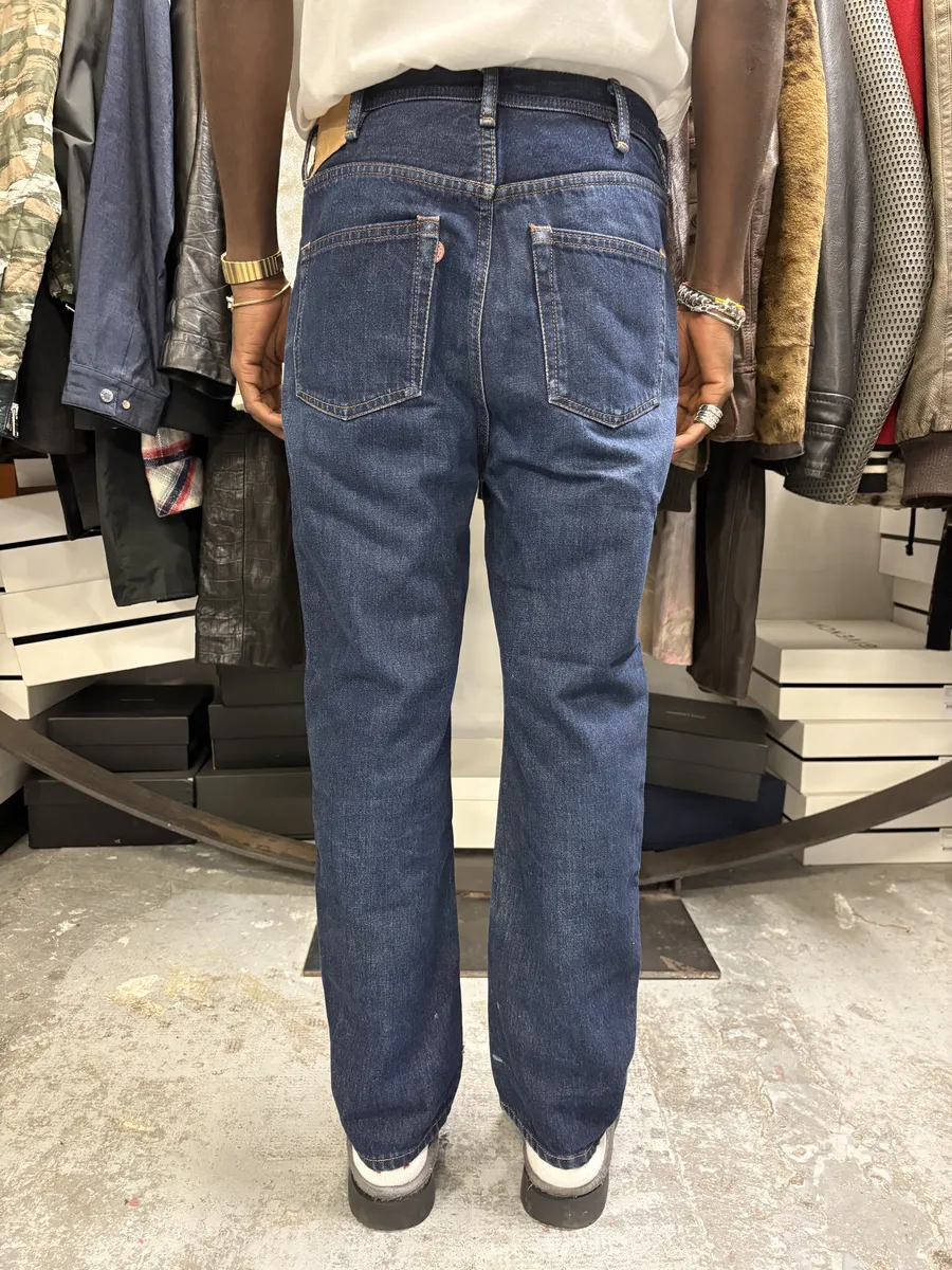 Acne Studios Blue Faded Denim Jeans - Image 4