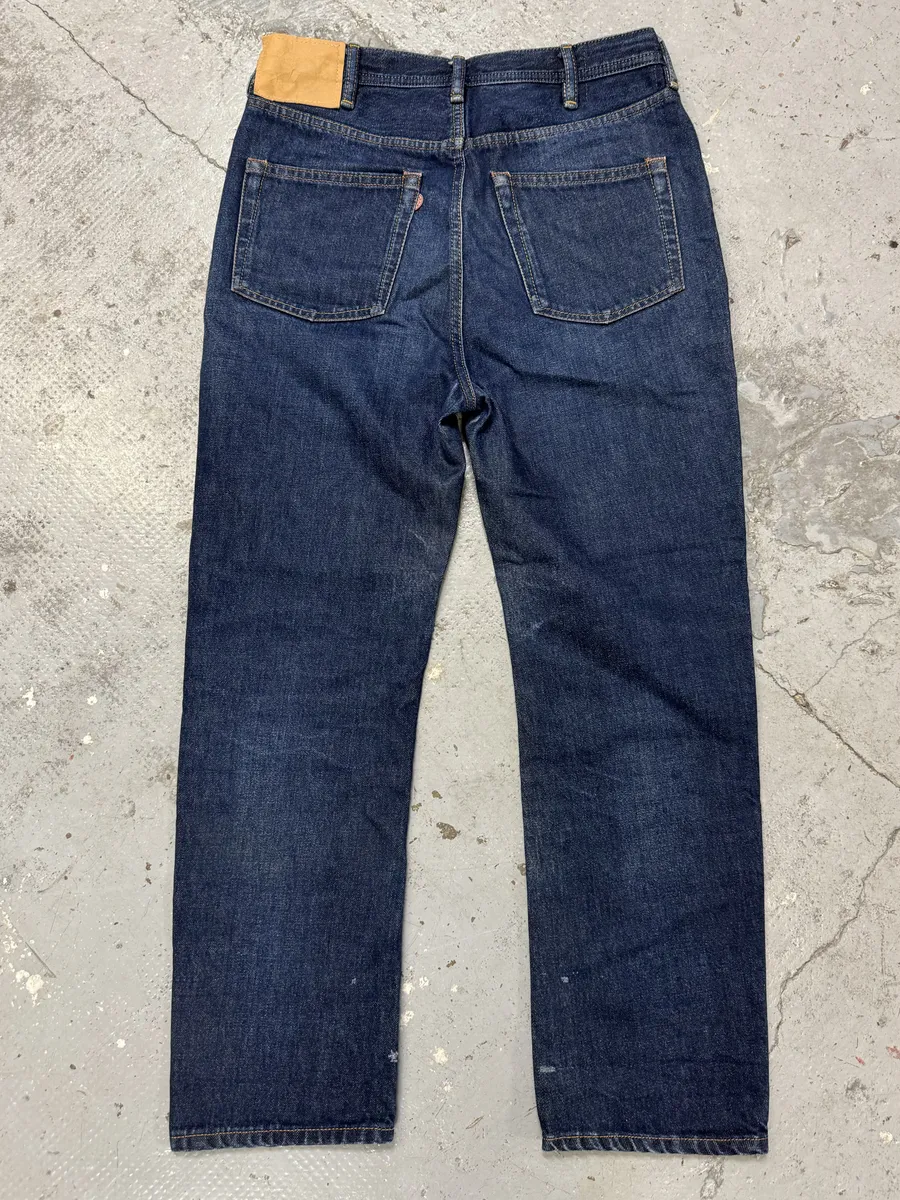Acne Studios Blue Faded Denim Jeans - Image 7
