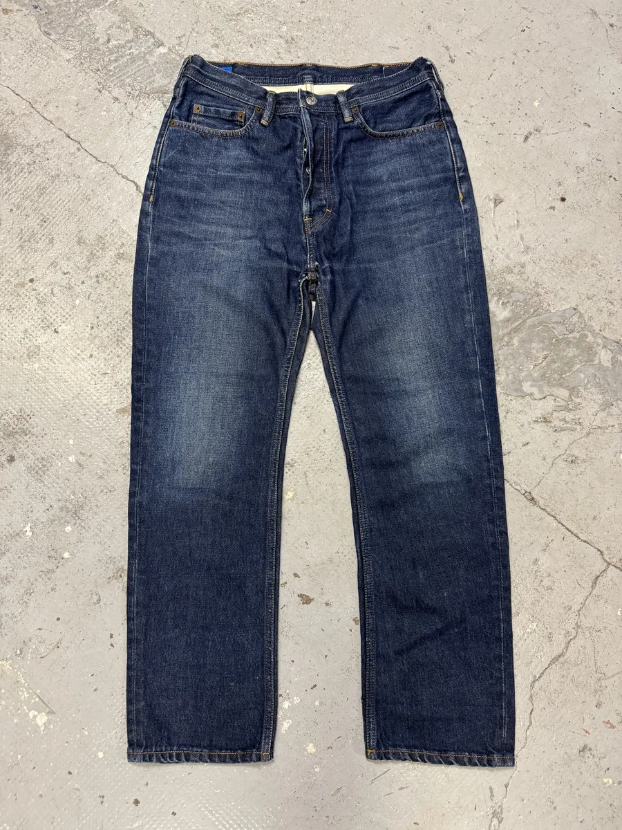 Acne Studios Blue Faded Denim Jeans - Image 8