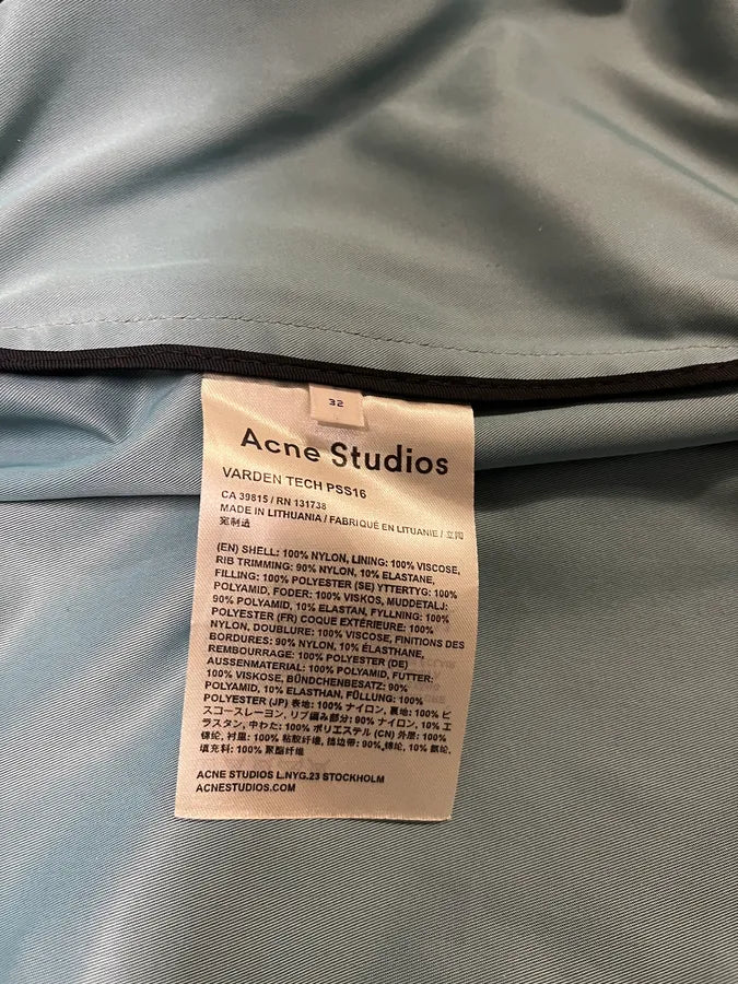 Acne Studios Nylon Pale Green Bomber Jacket - Image 10