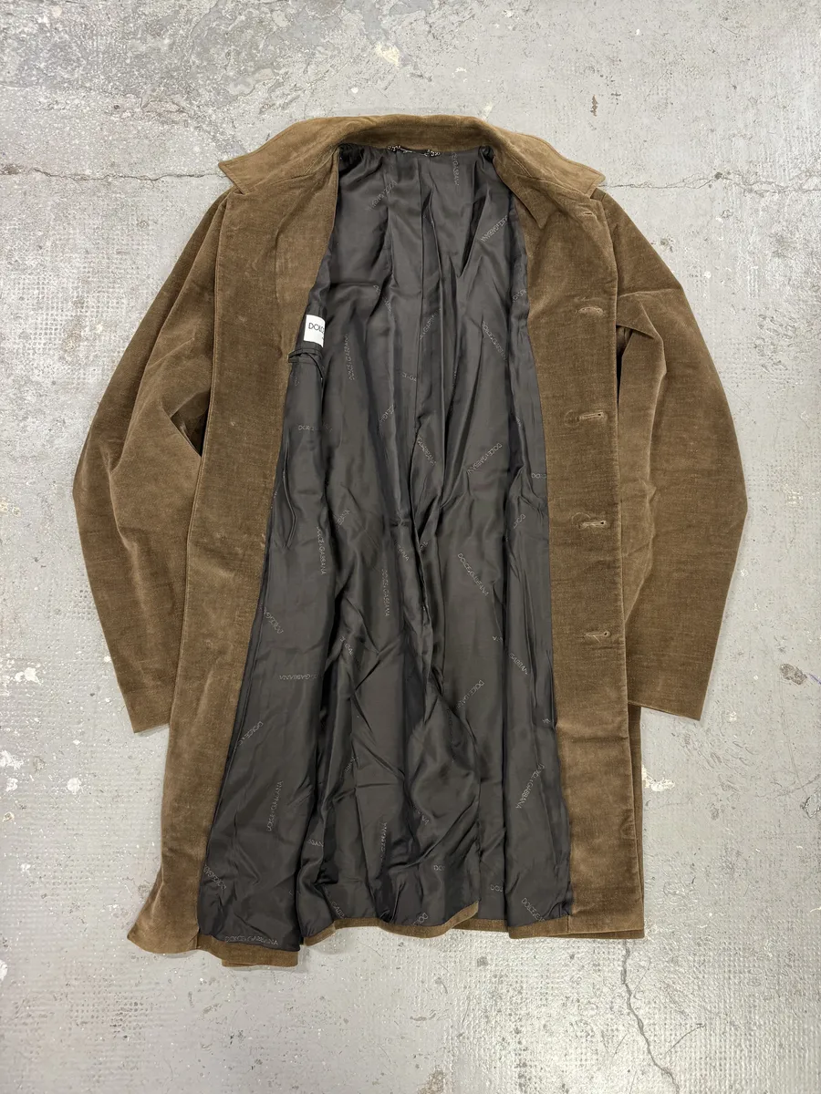 AW1996 Dolce & Gabbana Trench Brown Coat - Image 10