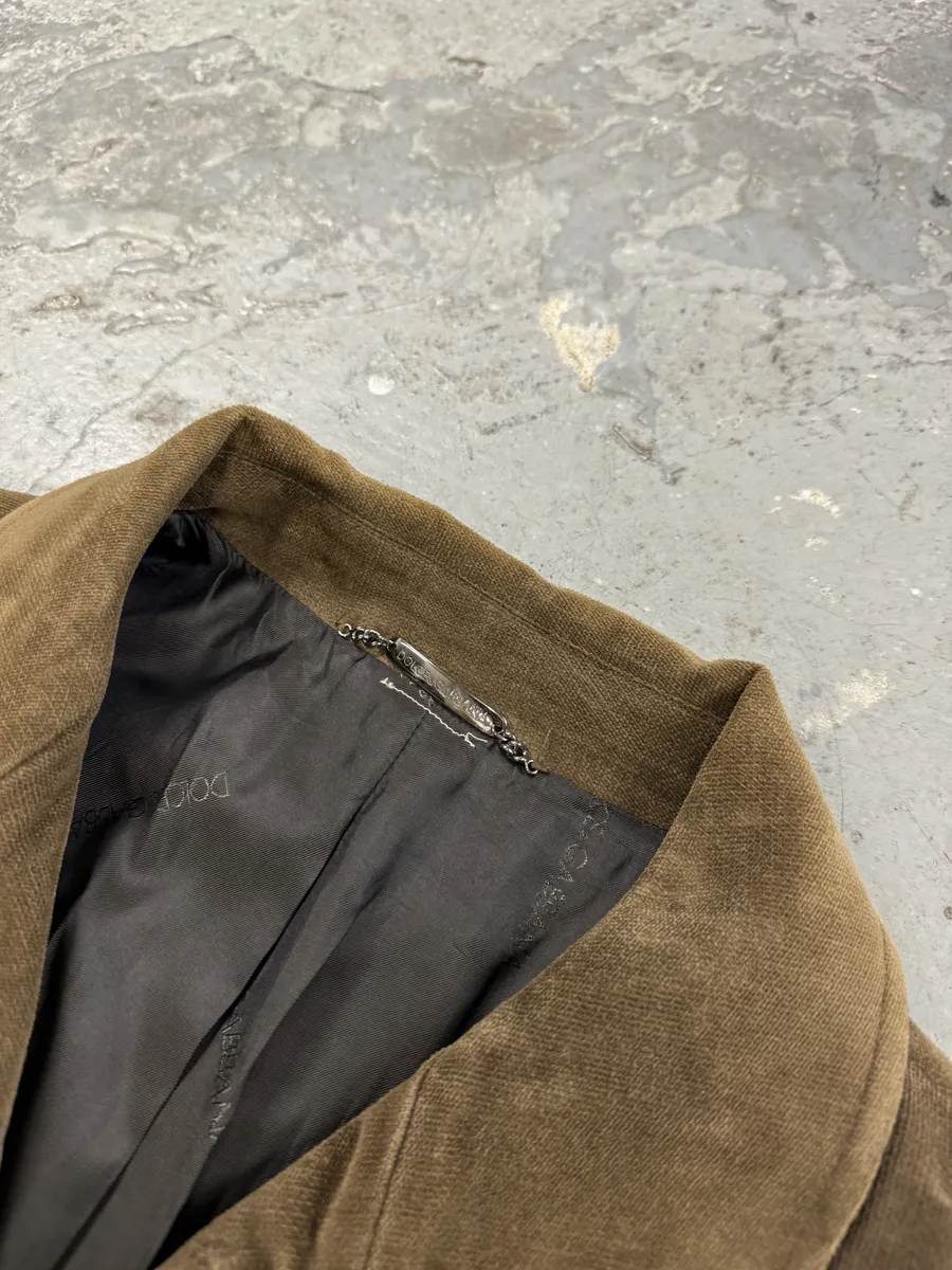 AW1996 Dolce & Gabbana Trench Brown Coat - Image 8