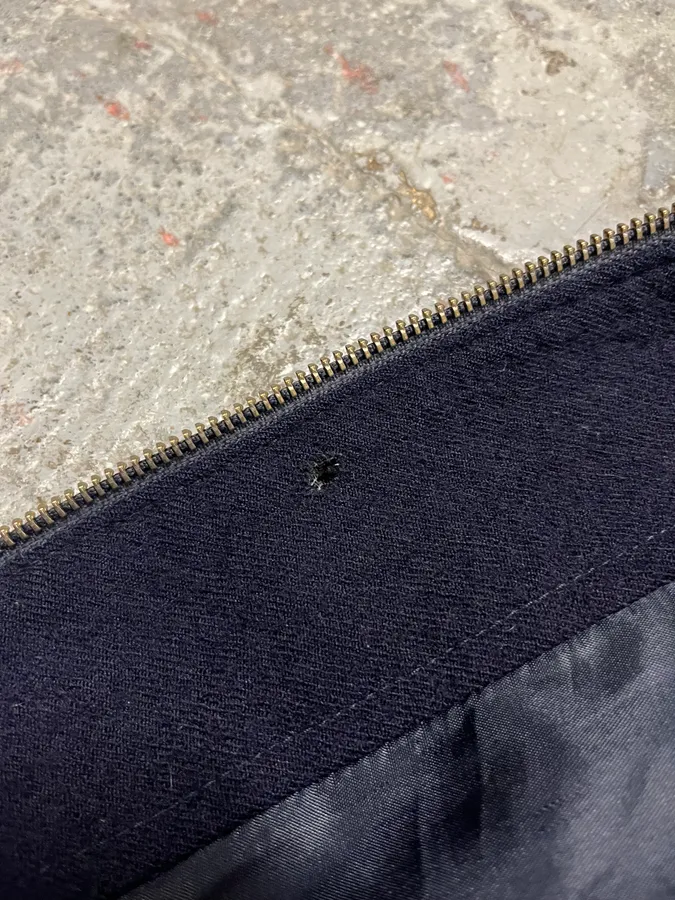 AW2007 Acne Studios Wool Navy Bomber - Image 10