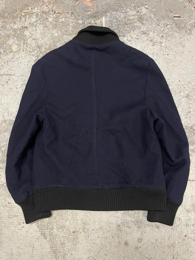 AW2007 Acne Studios Wool Navy Bomber - Image 7