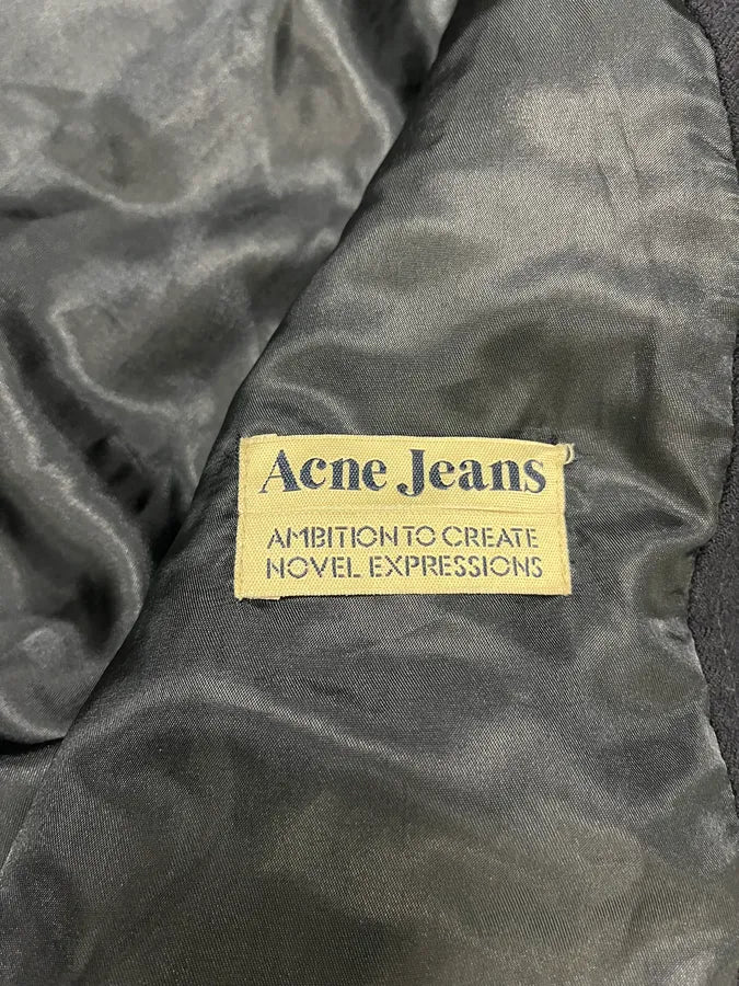 AW2007 Acne Studios Wool Navy Bomber - Image 8