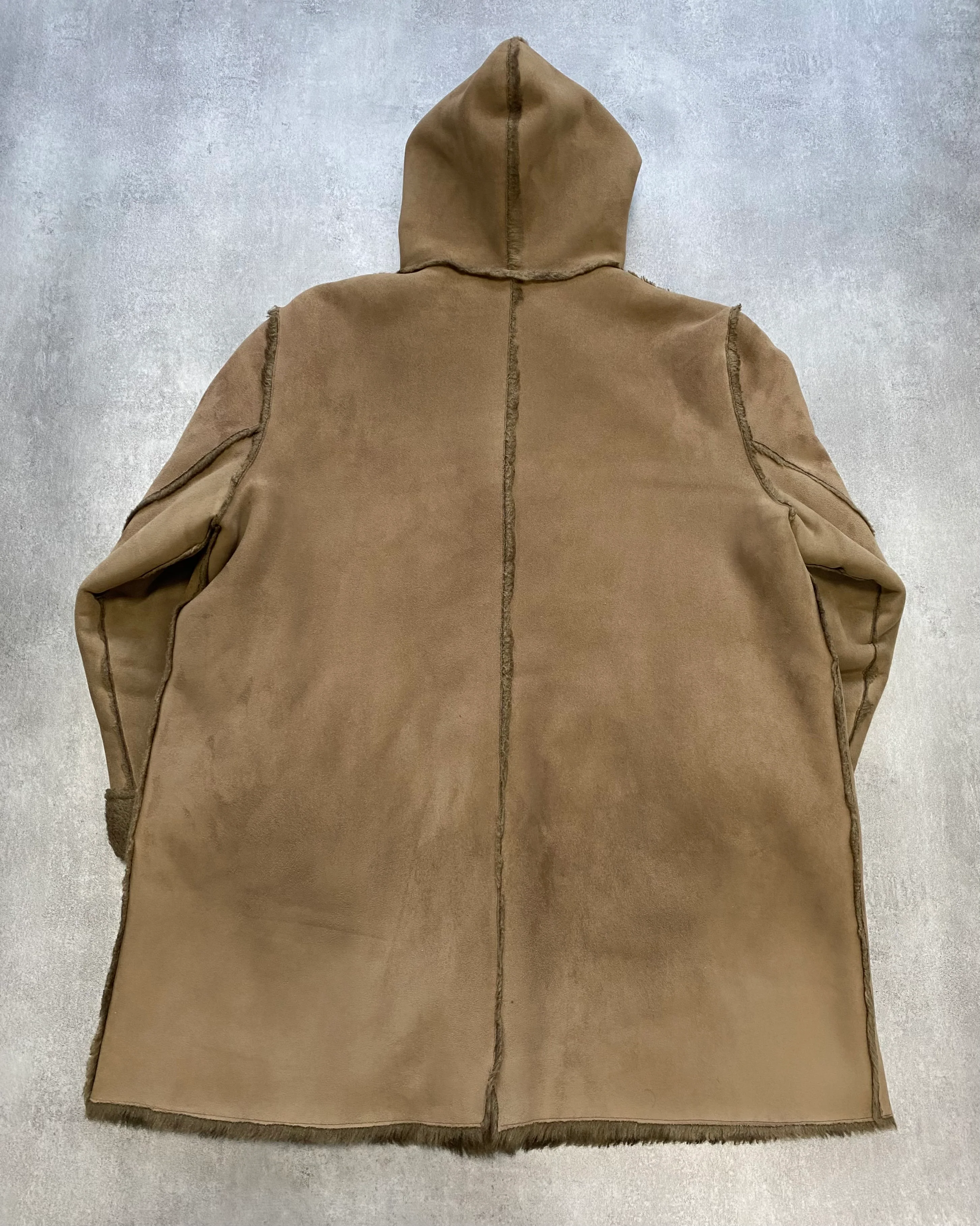 1990s Balmain Faux Fur Reversible Jacket (XL) - Image 4