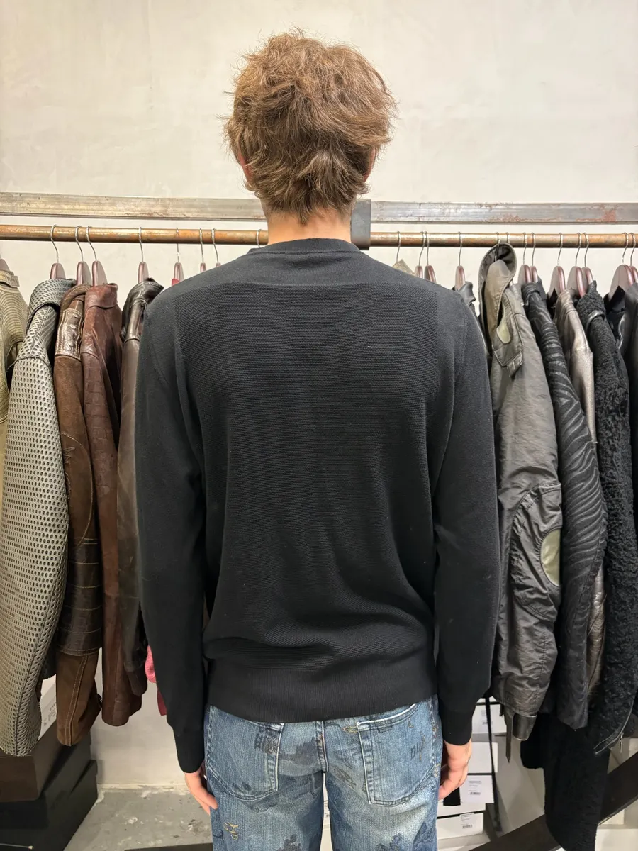 Balmain Black Minimalist Sweater - Image 3