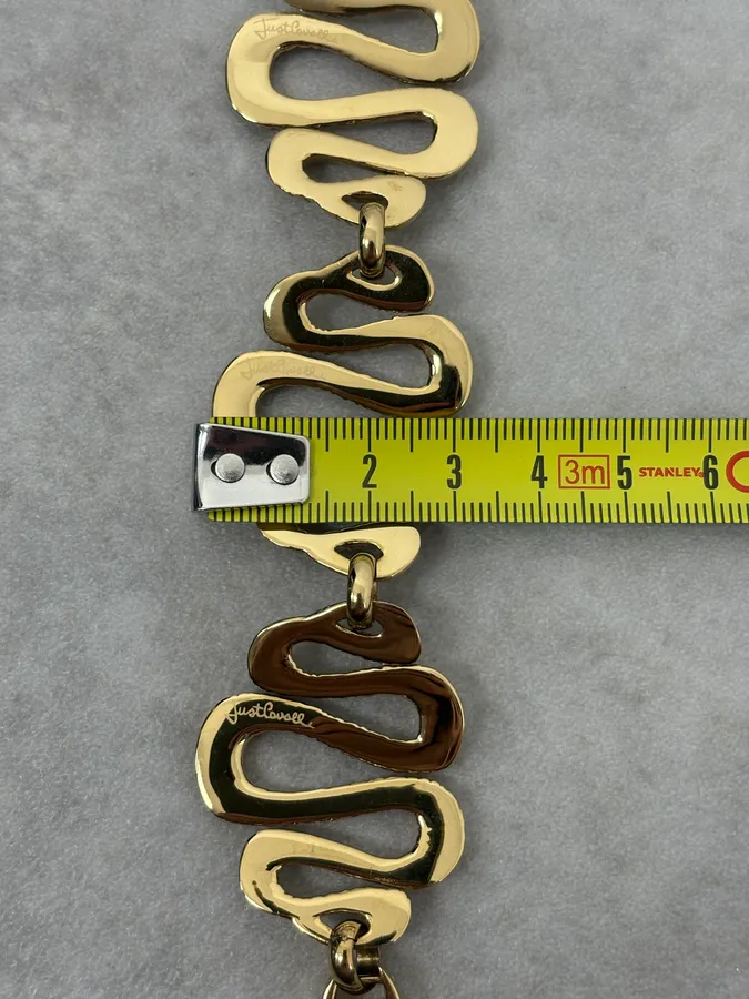 Cavalli Gold Snake Avant-Garde Bracelet - Image 11