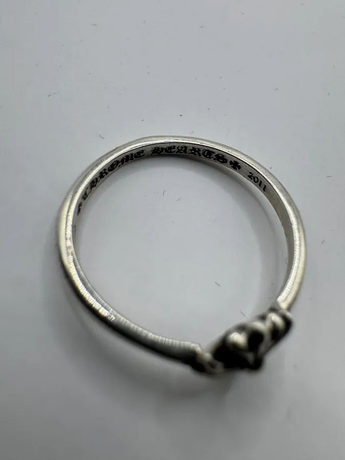 Chrome Hearts Plus Bubblegum Silver Ring - Image 5