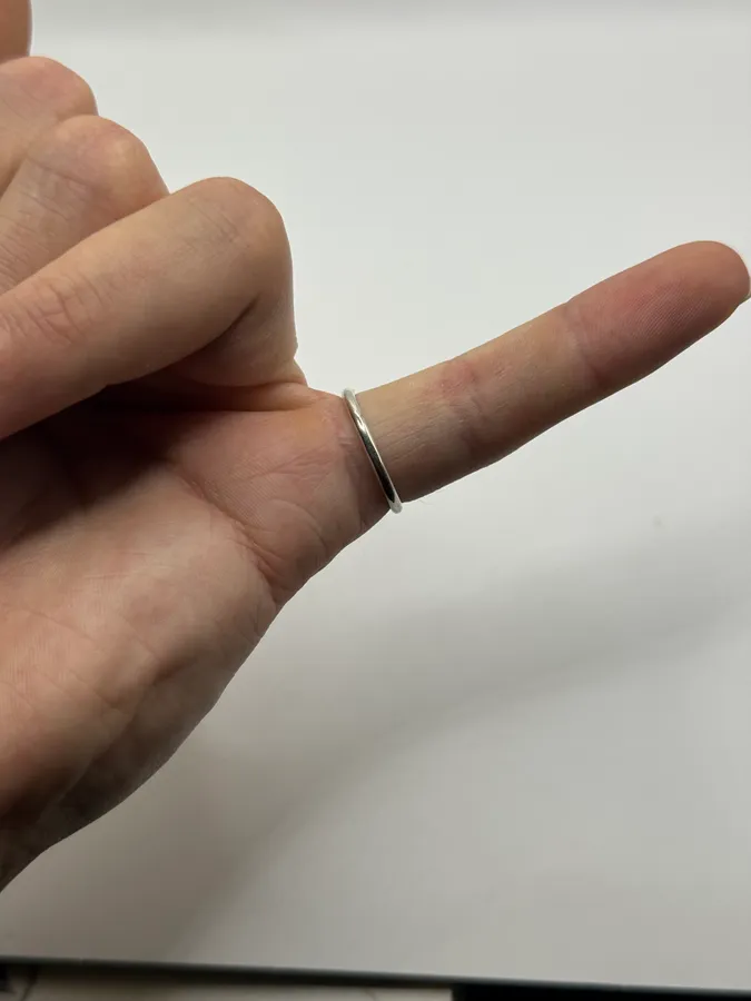 Chrome Hearts Plus Bubblegum Silver Ring - Image 7