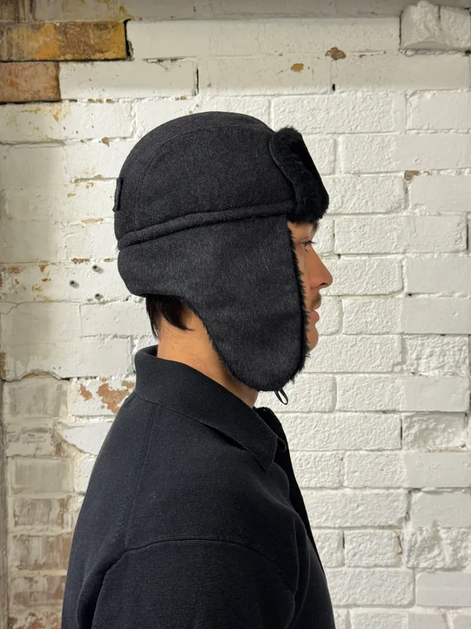 Dolce & Gabbana Dark Grey Chapka Hat - Image 5