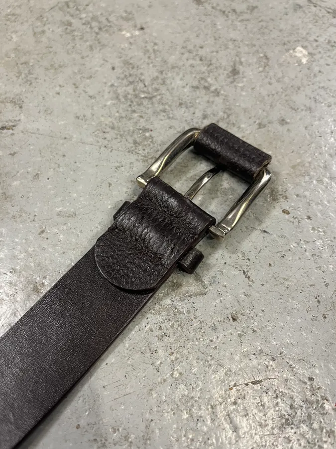 FW2006 Gucci Black Obscure Bamboo Leather Belt - Image 9