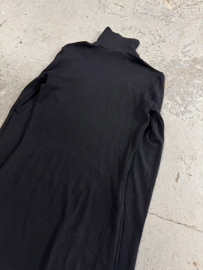 Plein Sud Black High Neck Midi Dress - Image 4