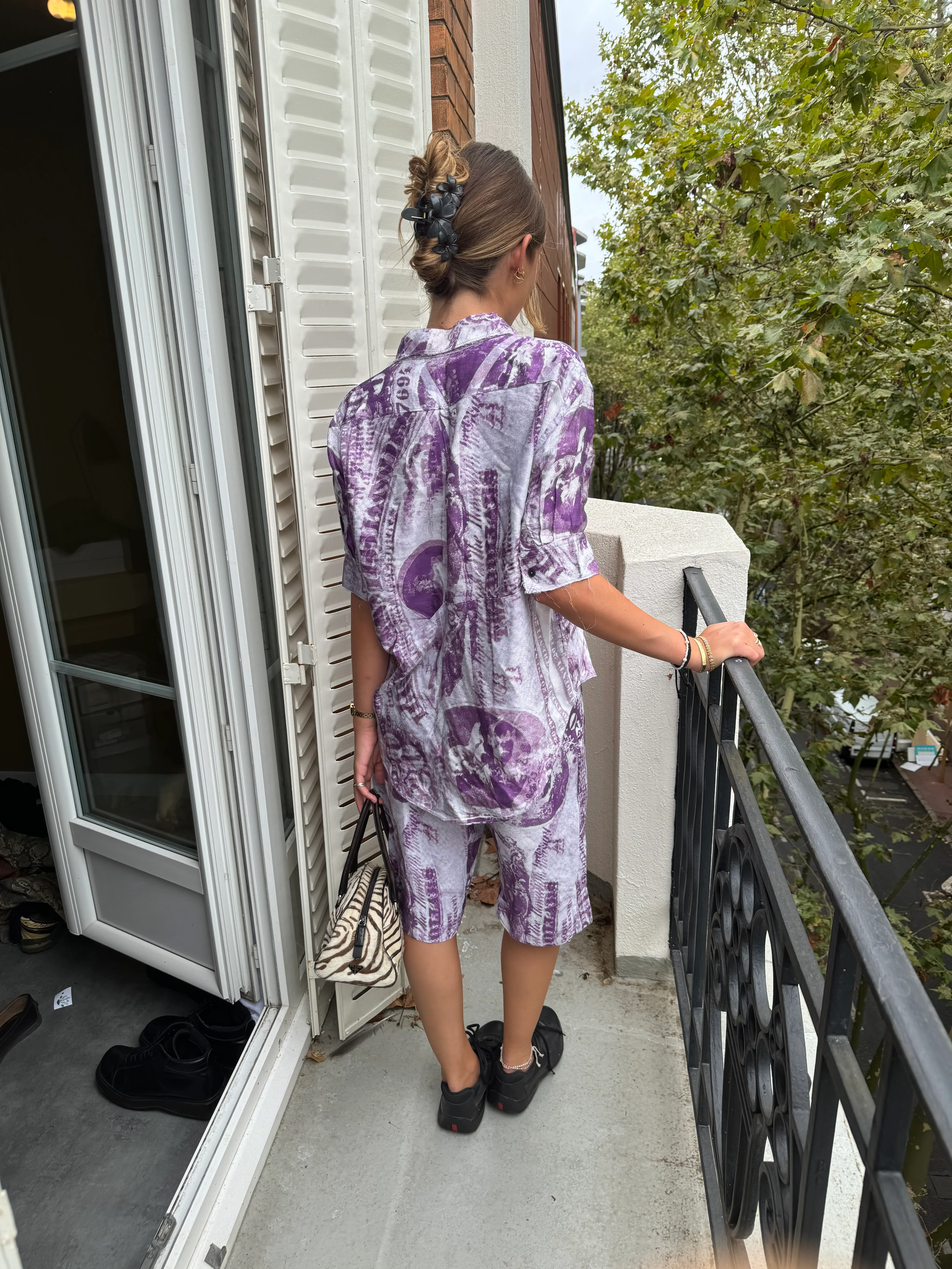 SS2012 Acne Studios Karma Dollar Purple Set - Image 3