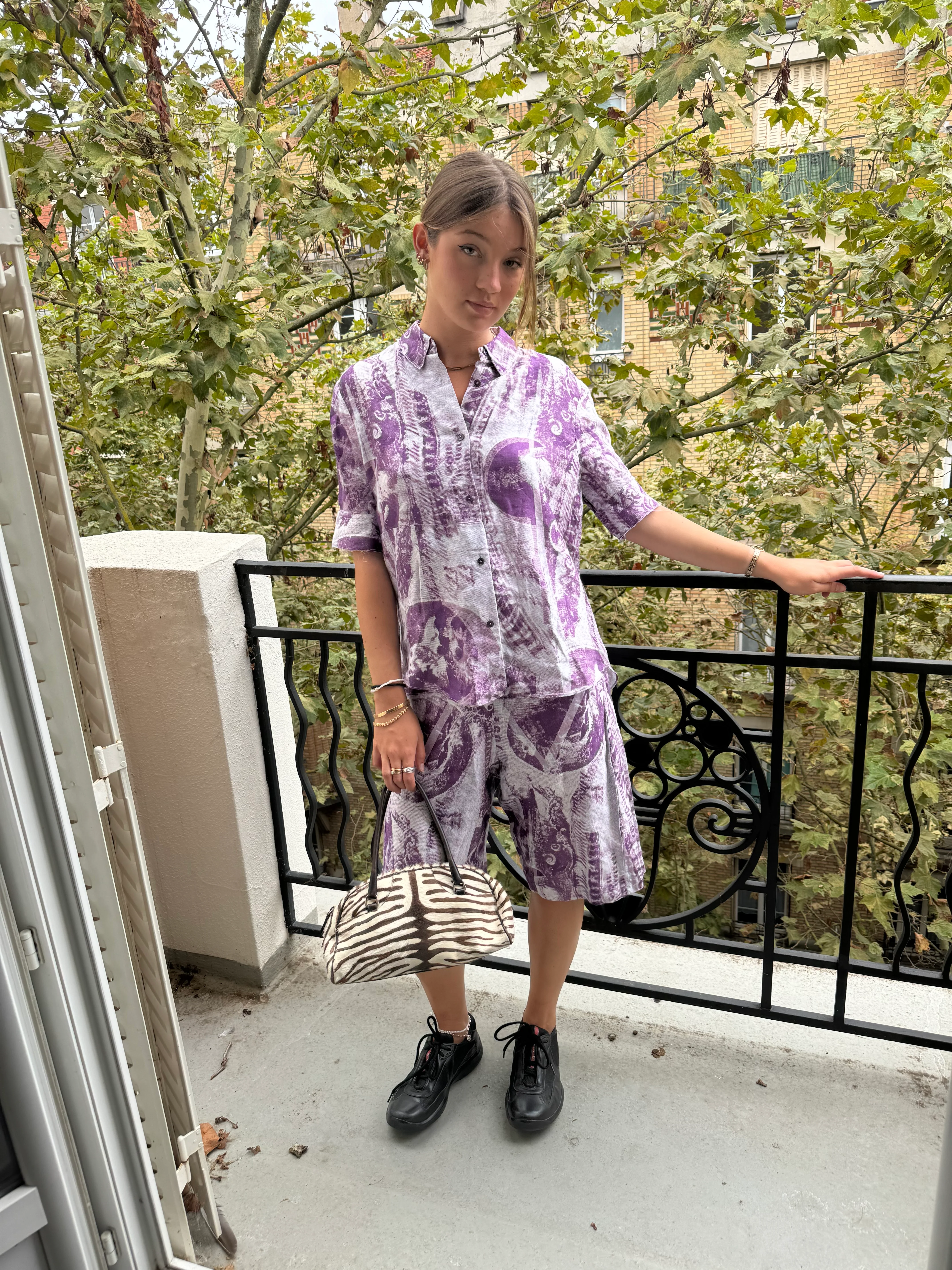 SS2012 Acne Studios Karma Dollar Purple Set - Image 4