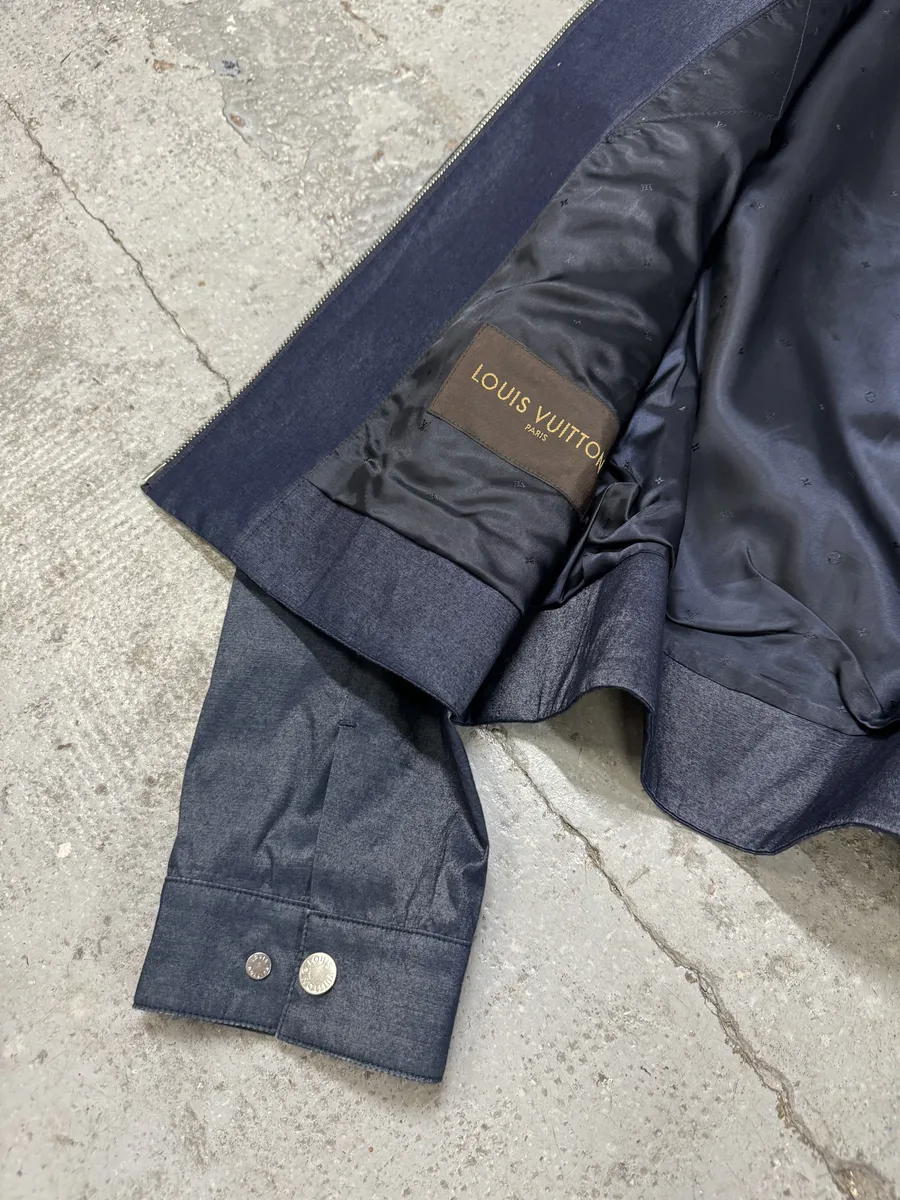 SS2016 Louis Vuitton Navy Premium Coach Jacket by Kim Jones - Image 9